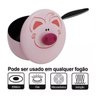 Panela Esmaltada Antiaderente Decorativa Rosa do Porquinho 1,2lt - 7
