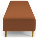 Ver imagem 7 de Puff Decorativo Sala de Estar Bali W01 Pés Palito 210x60cm Bouclê Terracota - Lyam Decor