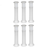 Poste Balizador Luminária Casa Jardim 50cm Branco Kit 6 - 1
