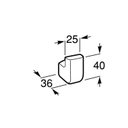 Ver imagem 2 de Kit com 3 Cabide para Banheiro Tempo Roca