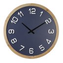 Ver imagem 1 de Relogio de Parede de Madeira Azul 60cm Ga0051 Btc