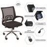 Kit 15 Cadeiras Escritório Diretor Tela Mesh Tok 3310 - 4