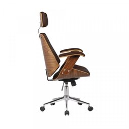 Kit 2 Cadeiras de Escritório Presidente Giratória com Apoia Cabeça Office Lisboa - 7