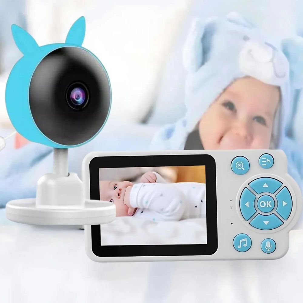Câmera de Monitor de Bebê Baby Call Voz Eletrônica S/fio | MadeiraMadeira