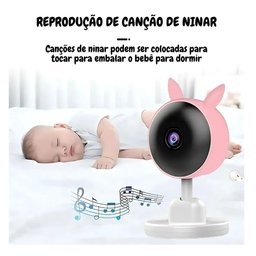 Câmera de Monitor de Bebê Baby Call Voz Eletrônica S/fio - 8