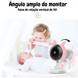 Câmera de Monitor de Bebê Baby Call Voz Eletrônica S/fio - 6