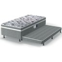 Ver imagem 1 de Cama Box c/Auxiliar Conjugado Solteiro: Colchão Ortopédico D28 ProDormir Advanced Pillow Gray (88x18
