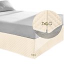 Ver imagem 2 de Saia Box Solteiro Matelada Com Pingente:Palha