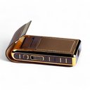 Ver imagem 5 de Aparador de Pelos Kemei Rscw-5500 Dourado Barbeador Elétrico Recarregável com Espelho