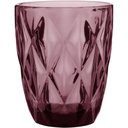 Ver imagem 1 de Copo Água 10x8x8cm 270ml Vidro Rosa 6pç