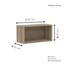 Ver imagem 2 de Nicho de Parede 300x600mm Noce Naturalle