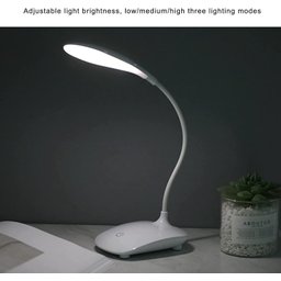 Luzes Leitura Usb, Lâmpada Mesa Led Portátil 3 Modos - 5