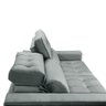 Sofa Retratil Reclinavel 2 Lugares 2,00 Vitória Veludo Cinza Claro Lansofbr - 10