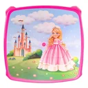 Ver imagem 3 de Mesa Mesinha Infantil Rosa Princesa com 2 Cadeiras Plástica