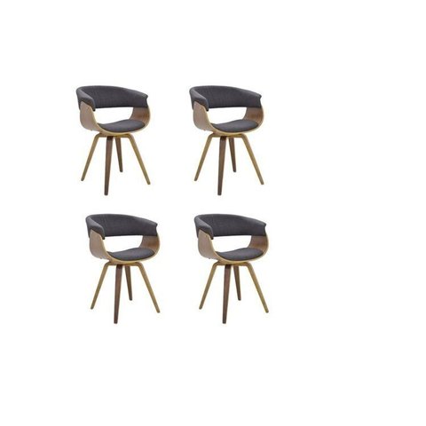 Conjunto 4 Caderias para Sala de Jantar Betina Preto