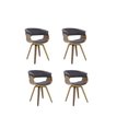 Ver imagem 1 de Conjunto 4 Caderias para Sala de Jantar Betina Preto