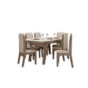 Ver imagem 2 de CONJUNTO SALA DE JANTAR DANDARA 1,56 COM 6 CADEIRAS AMÊN 74B