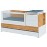 Berço Multifuncional Com Cômoda Acoplada + Colchão Coleção Sol e Mar - 2