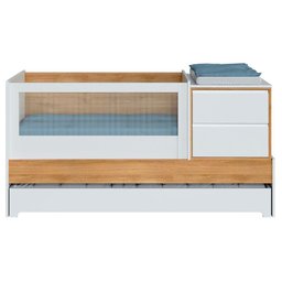 Berço Multifuncional Com Cômoda Acoplada + Colchão Coleção Sol e Mar - 8