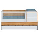 Ver mais imagens de Berço Multifuncional Com Cômoda Acoplada + Colchão Coleção Sol e Mar