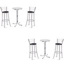 Ver imagem 1 de Kit 2 Bistros com 4 Banquetas Cromadas-gatmagazine