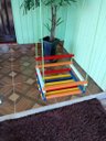 Ver mais imagens de Balanço Gangorra Infantil Madeira 50x40 Colorido até 100kg