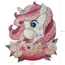 Ver imagem 3 de Quebra Cabeça 84 Peças Mdf com Moldura Brinquedo Infantil Nível Intermediário Unicórnio