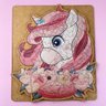 Quebra Cabeça 84 Peças Mdf com Moldura Brinquedo Infantil Nível Intermediário Unicórnio - 8