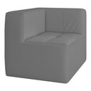 Ver imagem 1 de Sofá de Canto Modulado 1 Lugar 77cm Espuma D33 Multimóveis Cr45349 Cinza