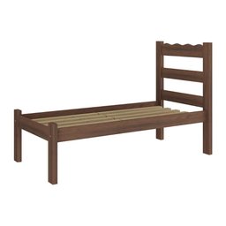 Cama de Solteiro Madeira Maciça com Colchão Incluso Multimóveis - 2