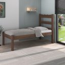 Ver imagem 1 de Cama de Solteiro Madeira Maciça com Colchão Incluso Multimóveis