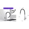 Torneira Flexível para Cozinha, Bancada Quente e Frio Monocomando com Arejador Fc-16 - 4