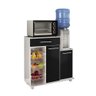 Balcão Cozinha Multiuso Ditália MF-185 Branco/Preto - 3