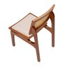 Kit 6 Cadeiras de Madeira Maciça Tauari e Rattan Natural Assento Estofado Daren Living Outdoor Espre - 13
