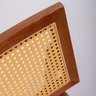 Kit 6 Cadeiras de Madeira Maciça Tauari e Rattan Natural Assento Estofado Daren Living Outdoor Espre - 16