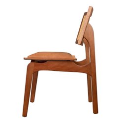 Conjunto com 6 Cadeiras de Madeira 100% Maciça Tauari e Rattan Natural com Assento Estofado Daren Li - 17