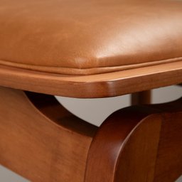 Conjunto com 6 Cadeiras de Madeira 100% Maciça Tauari e Rattan Natural com Assento Estofado Daren Li - 20