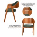 Ver imagem 7 de Kit 8 Cadeiras de Madeira Maciça Tauari, Estofada e Braço com Corda Náutica Bélgica Espresso Móveis