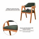 Ver imagem 6 de Kit 8 Cadeiras de Madeira Maciça Tauari, Estofada e Braço com Corda Náutica Bélgica Espresso Móveis