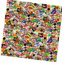 Ver imagem 2 de Adesivos Sticker Bomb Mod - 23-Medio 100x100cm