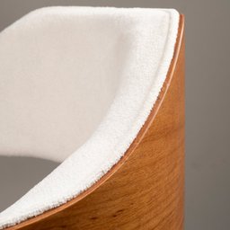 Kit 6 Cadeiras de Madeira 100% Maciça Tauari, Estofada e Braço em Couro Original Bélgica   - 15