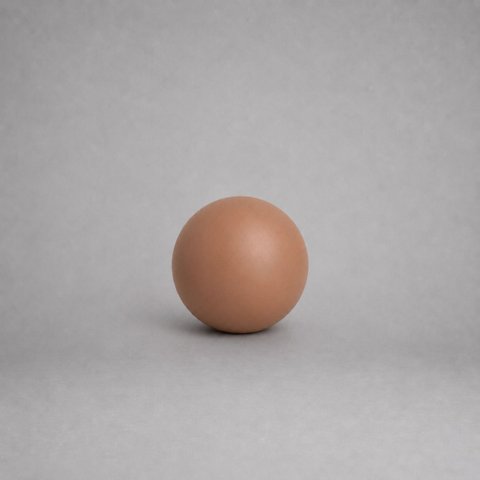 Esfera Grande Decorativa de Cerâmica para Sala e Mesa Mocha Mousse