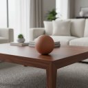 Ver imagem 2 de Esfera Grande Decorativa de Cerâmica para Sala e Mesa Mocha Mousse