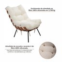 Ver imagem 6 de Poltrona de Ferro e Madeira, Estofada sem Braço Costela Ressignificar Espresso Móveis