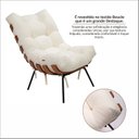 Ver imagem 7 de Poltrona de Ferro e Madeira, Estofada sem Braço Costela Ressignificar Espresso Móveis