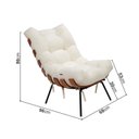 Ver imagem 3 de Poltrona de Ferro e Madeira, Estofada sem Braço Costela Ressignificar Espresso Móveis