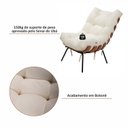 Ver imagem 4 de Poltrona de Ferro e Madeira, Estofada sem Braço Costela Ressignificar Espresso Móveis