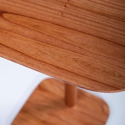 Mesa de Apoio para Sofá de Madeira Maciça e Verniz Dália Living Outdoor Espresso Móveis - 11