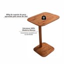 Ver imagem 5 de Mesa Lateral para Sofá de Madeira Maciça e Verniz Dália Living Outdoor Espresso Móveis