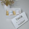 Caixa Convite para Padrinhos Bebê com 2 Canecas (25x15x10,5cm) Branco - 2
